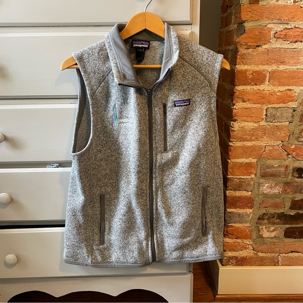 Gray Patagonia vest men’s large